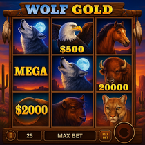 TG Casino - Wolf Gold Slot Game